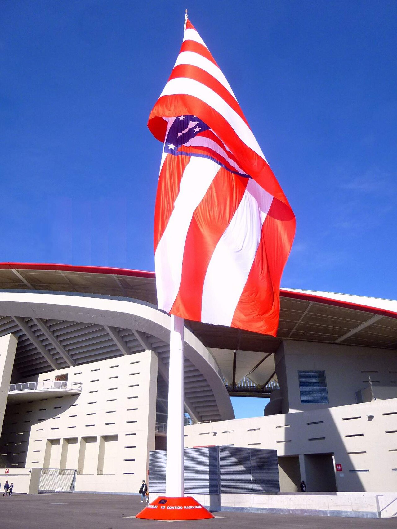 Atletico Madrid vs Arsenal: Estadio Metropolitano stadium exterior view