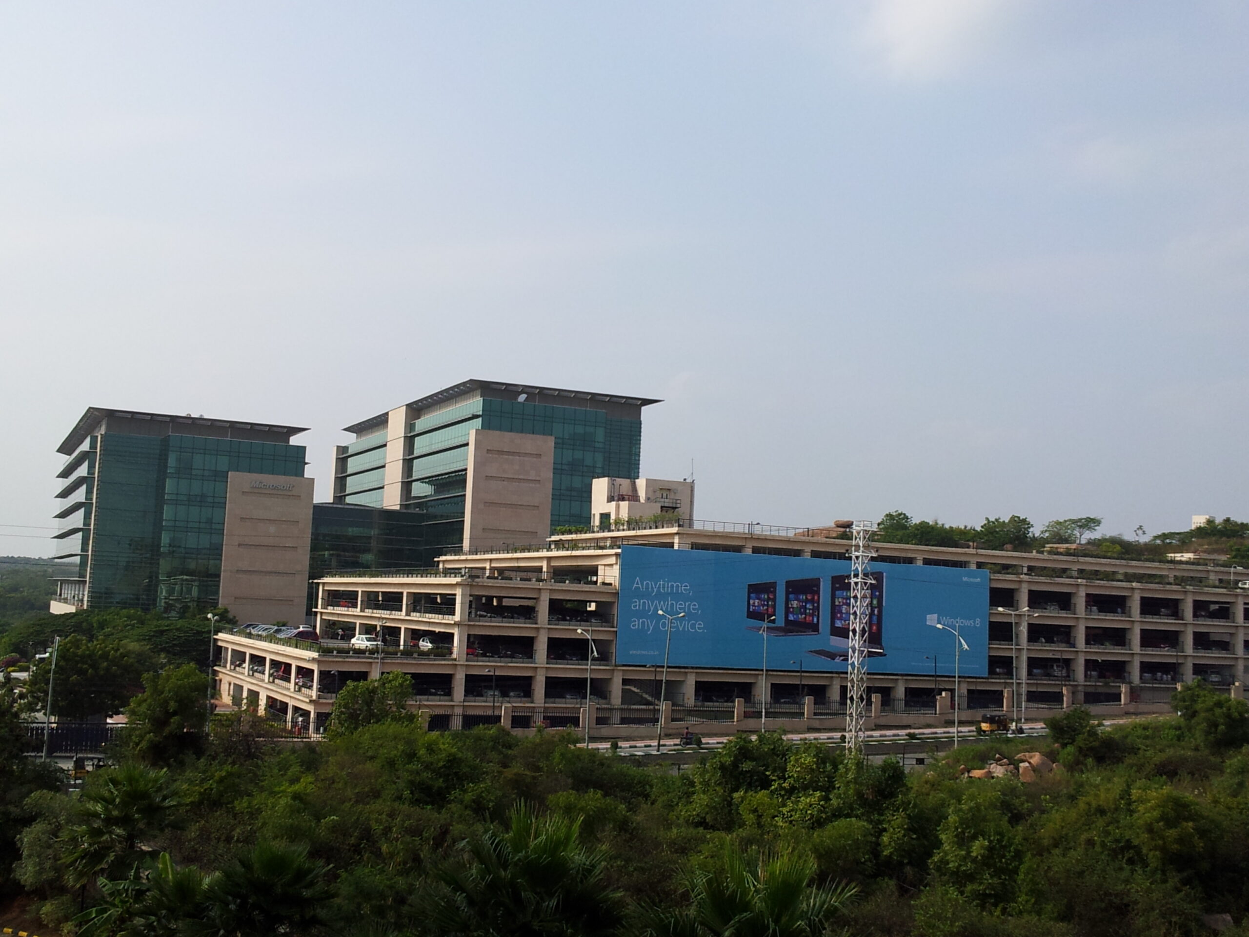 Microsoft Voluntary Retirement news — Microsoft office building in Hyderabad, India