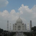 Agra Weather May 4 2026 IMD forecast: cloudy sky over Taj Mahal, Agra