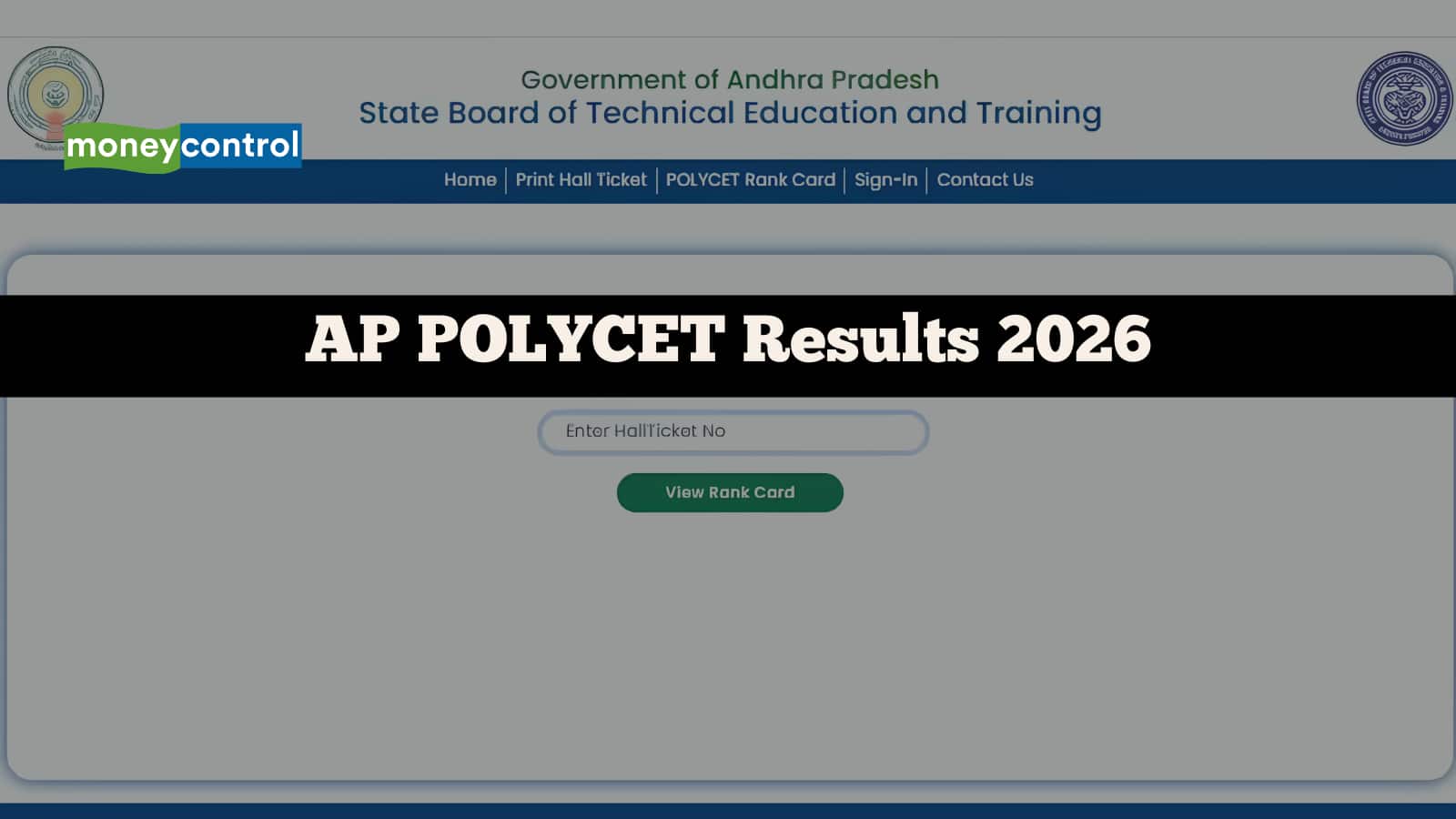 AP POLYCET Result 2026 Rank Card download direct link polycetap.ap.gov.in
