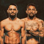 Carlos Prates UFC Perth Result event poster - Della Maddalena fight night
