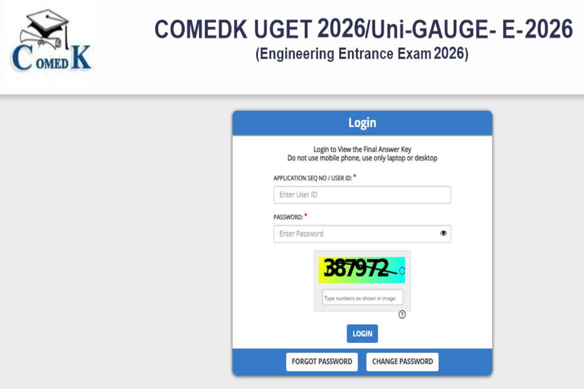 COMEDK UGET Result 2026 Date scorecard download rank card