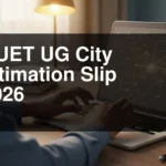 CUET UG 2026 Exam City Slip Download screenshot from cuet.nta.nic.in NTA portal
