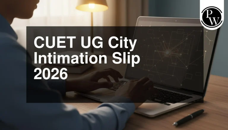CUET UG 2026 Exam City Slip Download screenshot from cuet.nta.nic.in NTA portal