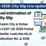 CUET UG 2026 Revised Exam Date - CUET UG exam centre students NTA