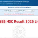 GSEB HSC Result 2026 May 4 - Gujarat Board Class 12 Result Live Update