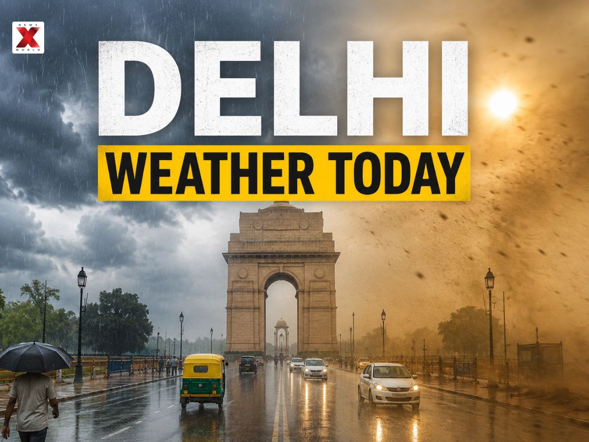 IMD Red Alert Delhi NCR May 2026 — IMD thunderstorm warning Delhi NCR