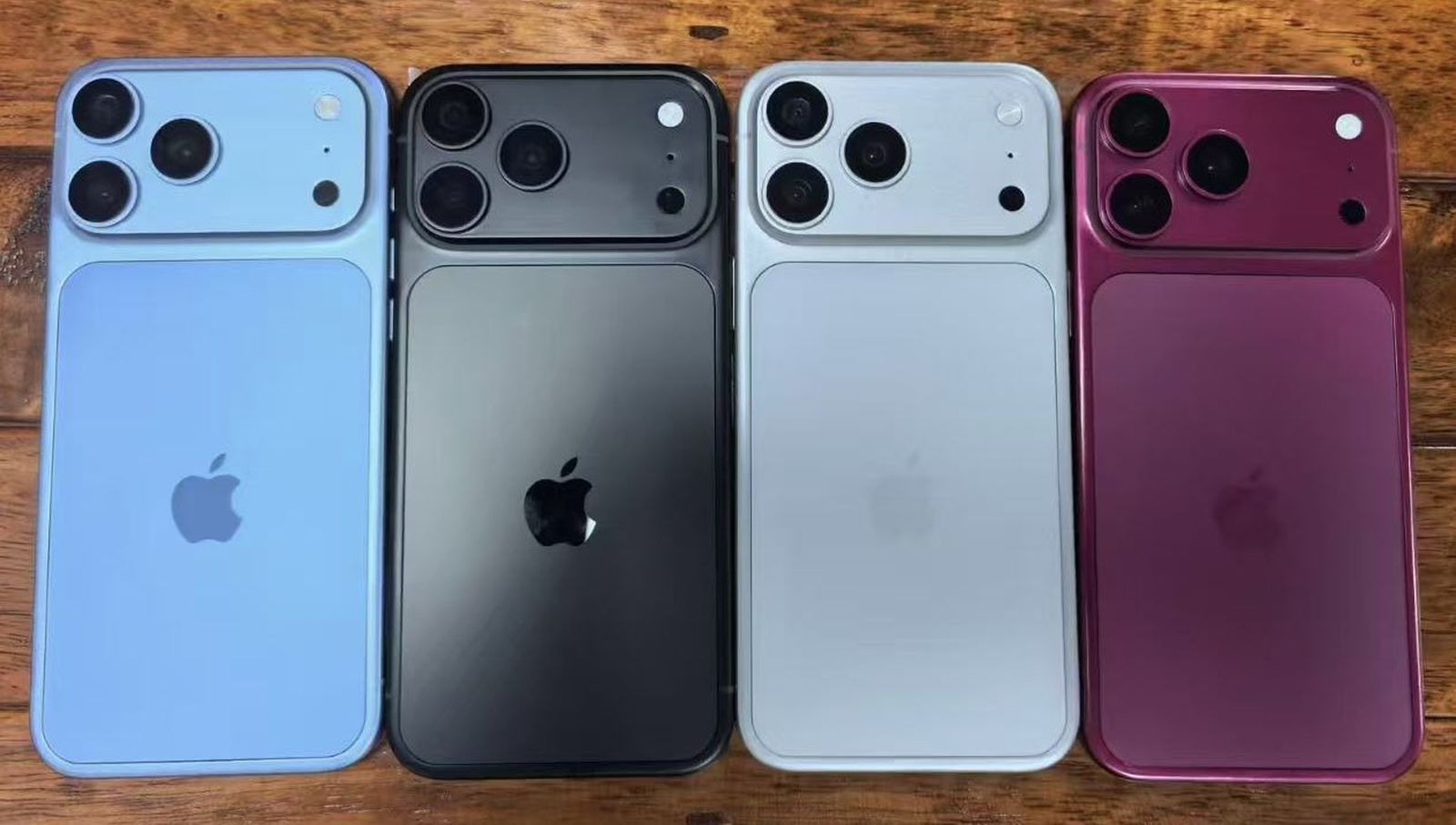 iPhone 18 Pro Light Blue India dummy leak colours by Sonny Dickson