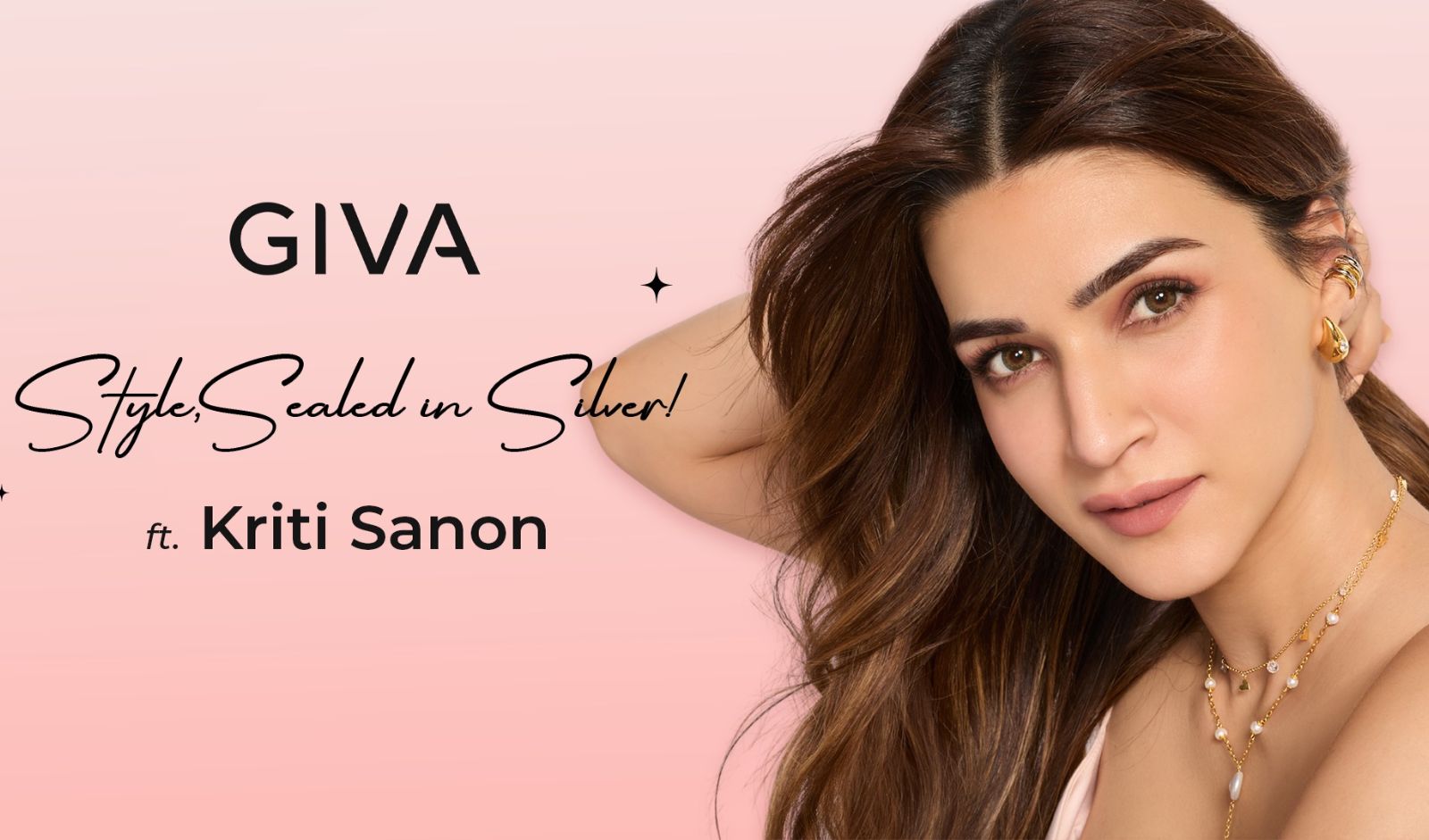 Kriti Sanon GIVA Brand Ambassador 2026 — Style Sealed in Silver campaign launch photo