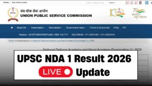 NDA 1 2026 Result Out: 7903 कैंडिडेट्स पास, Cutoff Marks का Shocking धमाका