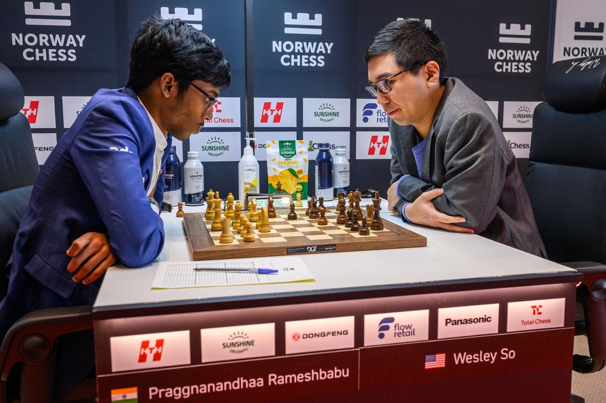 Norway Chess 2026 Gukesh Round 1 win over Keymer