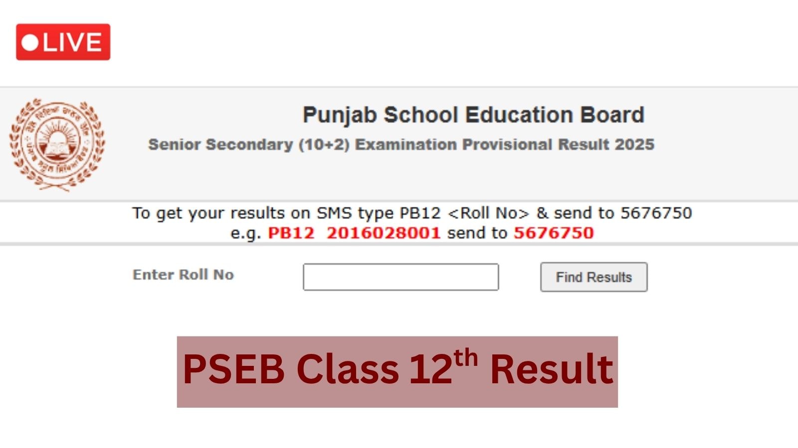 PSEB 12th Result 2026 Date Live announcement Punjab Board Class 12 marksheet