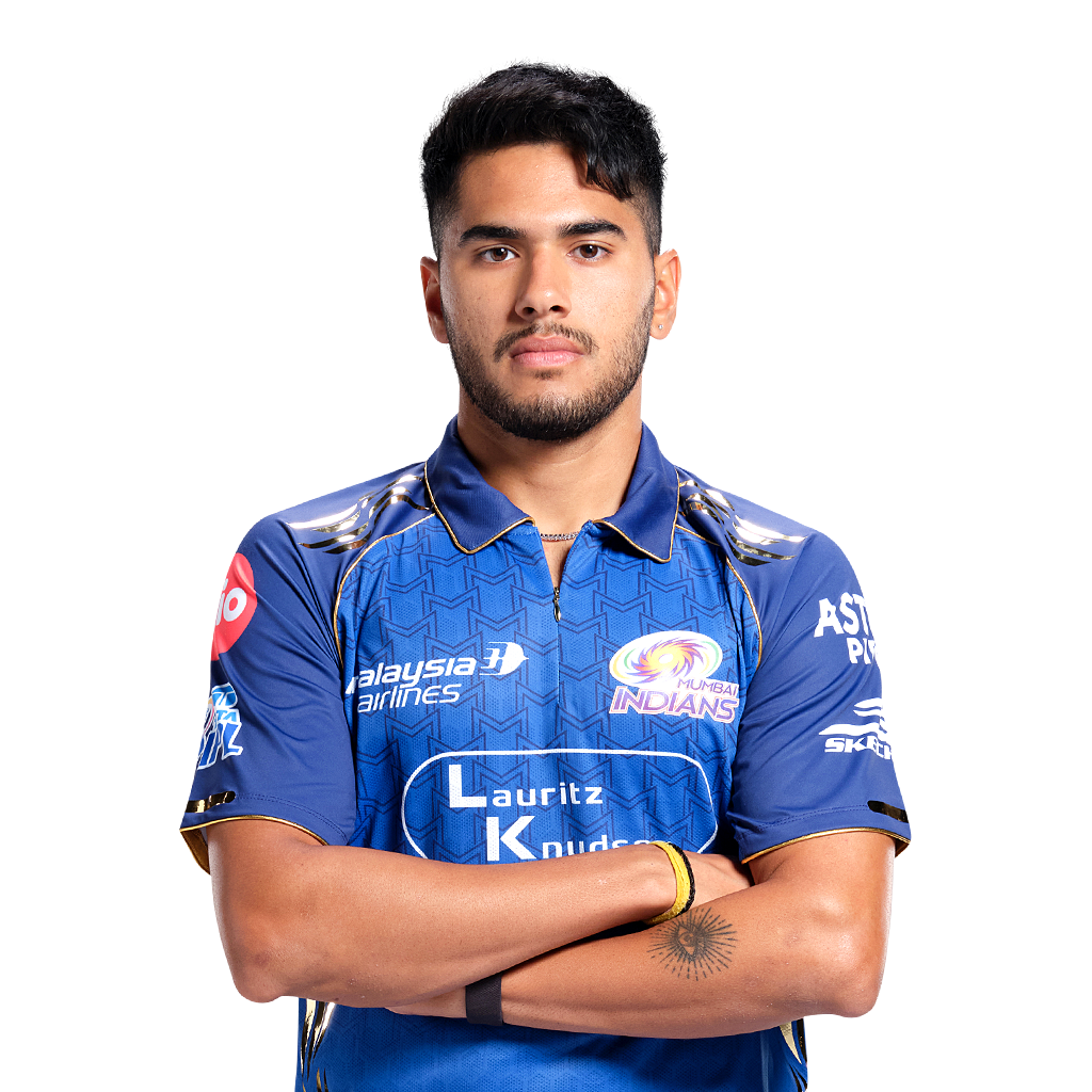 Raj Bawa MI Debut May 2026 official IPL headshot