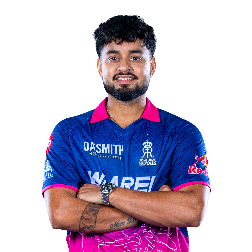 Sushant Mishra IPL 2026 Debut Rajasthan Royals left-arm pacer headshot