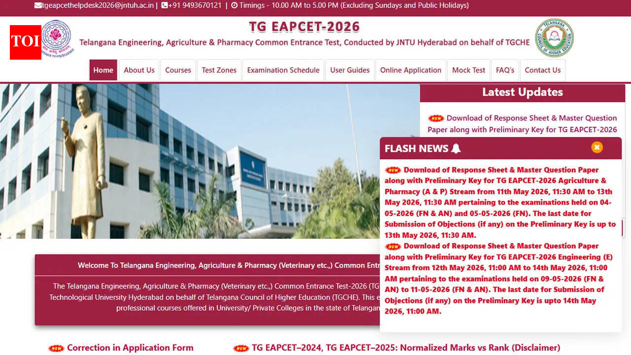 TG EAPCET 2026 Result Toppers - M Rushi AIR 1 in Engineering stream announced by JNTU Hyderabad